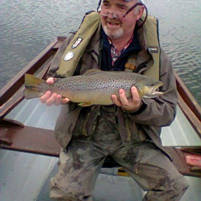 BAC Geoff Hylands Brown Trout 4lbs caught at Corbet Lough on 1 September 2014