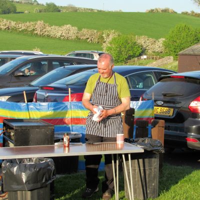BAC Geoff Hylands, Head Chef at the Juvenile and Junior Prize Distribution Evening and BBQ at the Corbet Lough on 25 May 2017