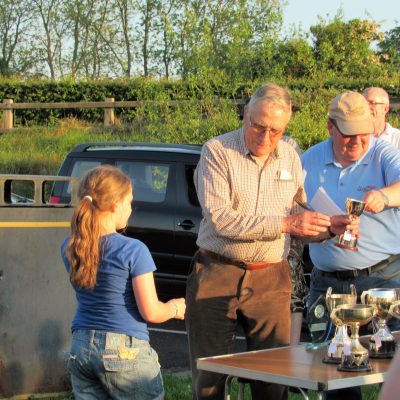 BAC Joe McCandless, Joint President presented the Juvenile and Junior Anglers Prizes at Corbet Lough on 25 May 2017 