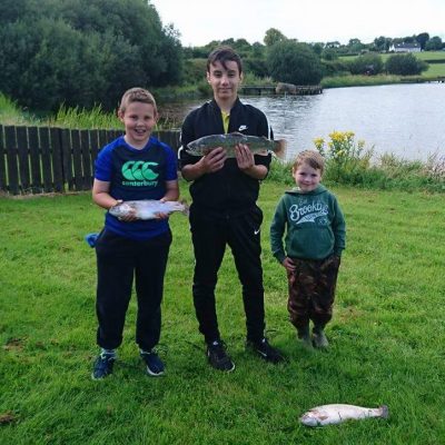 BAC Junior Anglers at the Dr Cocks Shield competition at the Corbet Lough on Saturday 5 August 2017