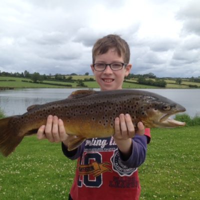 BAC Juvenile Angler Corbet Lough Brown Trout 4lbs 7ozs 23 July 2015