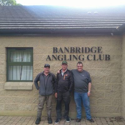 BAC Shooter Cup competition on River Bann on 13 May 2017 - Noel Burns 2nd, Colin Crothers 1st and Martin Dynes 3rd 