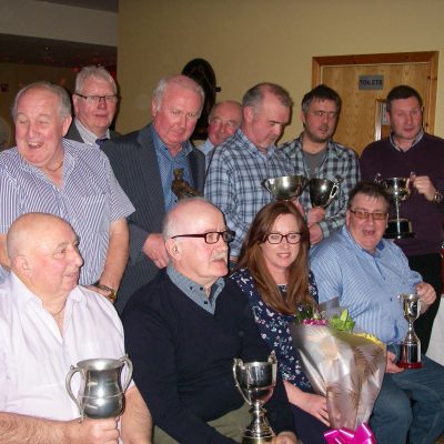 BAC Dinner Dance 26 January 2018 - Competition Prize Winners and Special Guest Kelly Scappaticci, who presented the prizes