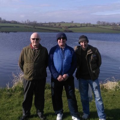 BAC Bruce Carson Trophy Competition at Corbet Lough on 14 April 2018. Wilson Clinghan 2nd, Derek Burns Winner and Dessie Graham 3rd