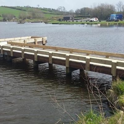 BAC Refurbished Fishing Stand at Corbet Lough April 2018
