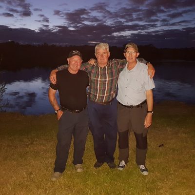 BAC Noel Burns 3rd, Trevor Jones 1st and Colin Crothers 3rd in the Pyres Cup at Corbet Lough on 7 July 2018