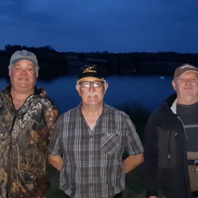 BAC The Jordan Cup at Corbet Lough on 24 August 2019 - Nigel Beckett 3rd, Wilson Clinghan 1st and Malachy McAleenan 2nd