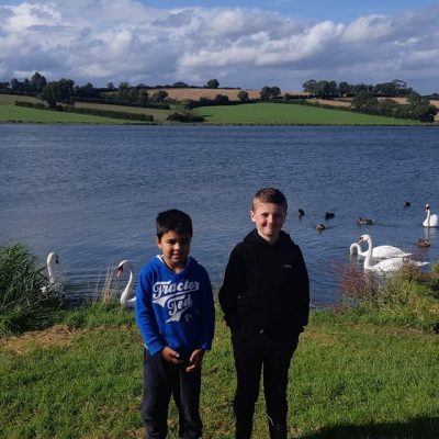 BAC - A couple of Junior Anglers who fished in the Corbet Cup competition at the Corbet Lough on Saturday 17 August 2019 