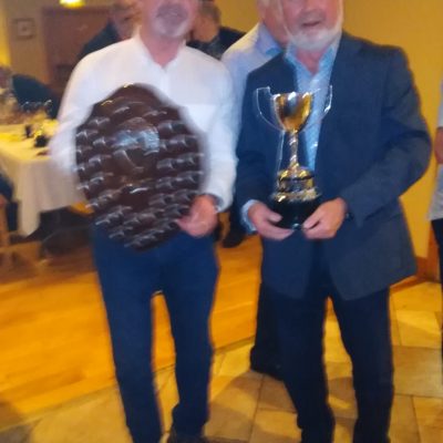 BAC - Geoff Hylands, Angler of the Year 2019 with Joe Curran winner of the Pyres Cup - 31 January 2020