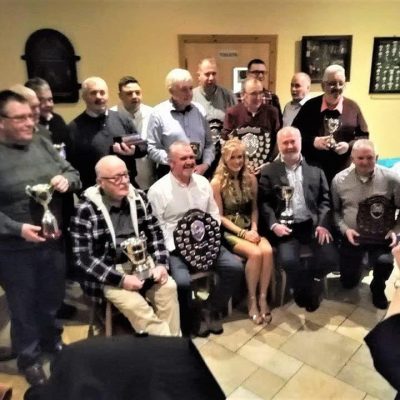 BAC - Prize Winners at the Adult Prize Distribution Evening in the Anglers Rest on 31 January 2020