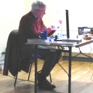 Frankie McPhillips at Banbridge Angling Club’s Clubrooms