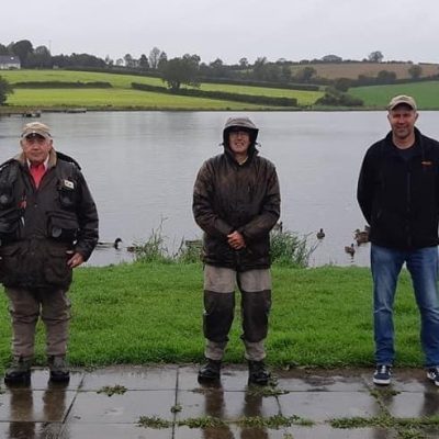 BAC - Bruce Carson Trophy at Corbet Lough on 12 September 2020 - David McCandless 3rd, Dessie Graham 2nd and Roger McClements 1st 