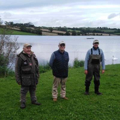BAC - Gowdy Cup at Corbet Lough on 5 September 2020 David McCandless 2nd, Wilson Clinghan 1st and Colin Crothers 3rd