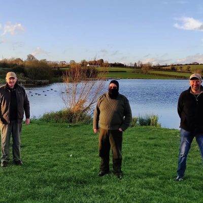 BAC - The Hugh Savage Cup at the Corbet Lough on 24 October 2020 - Sam Grant 3rd, Martin Dynes 1st and Roger McClements 2nd
