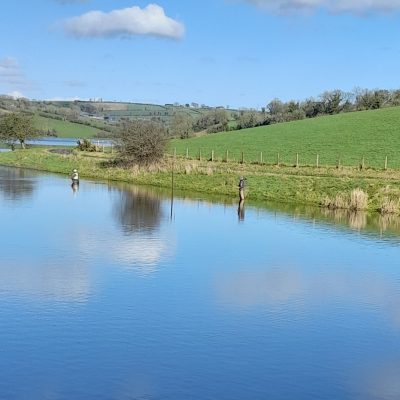 BAC - Anglers enjoying their sport at the Corbet Lough on 1 March 2022