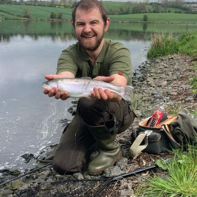 BAC - NIE Networks angler with a nice Corbet Lough Rainbow on Saturday 7 May 2022