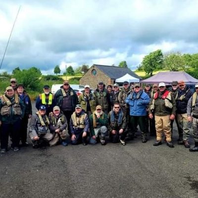 BAC - Corbet Lough Open Boat Fly Fishing Competition 25 June 2022 - Anglers ready to go