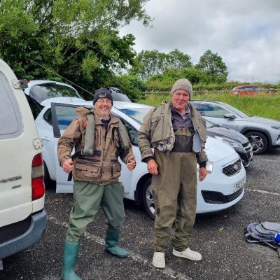 BAC - Corbet Lough Open Boat Fly Fishing Competition 25 June 2022. Dessy Graham and Trevor Jones