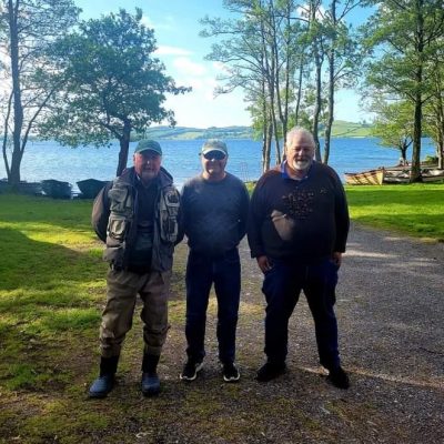 BAC - Straghan Cup at Lough Lene, Co Westmeath on 4 June 2022. Joe Curran 2nd, Eugene Curran 1st and Freddy Steele 3rd.
