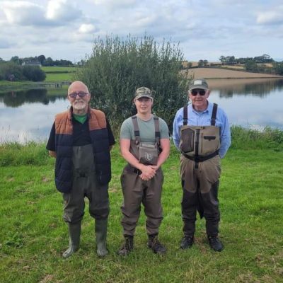 BAC - Shooter Cup Competition at Corbet Lough on 27 August 2022. Wilson Clinghan 2nd, Kevin Conwell 1st and Sam Grant 3rd