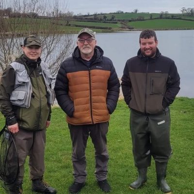 BAC - Bobby Blakley Cup Competition at the Corbet Lough on 4 March 2023. Kevin Conwell 2nd, Wilson Clinghan 1st and Dan McBurney 3rd. 