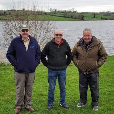 BAC - Bruce Carson Trophy 1 April 2023 - Sam Grant 2nd, Dessy Graham 1st and Paul McKinstry 3rd