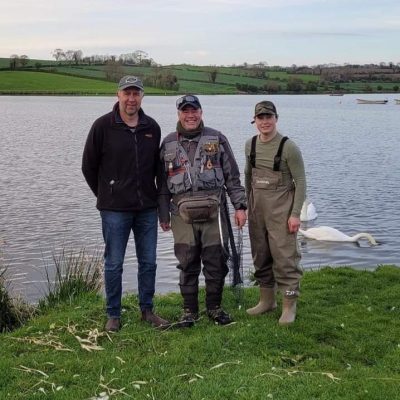 BAC - 1 May 2023 Jos Willis Cup at Corbet Lough. Roger McClements 2nd, Frank Kearney 1st and Kevin Conwell 3rd