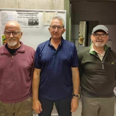 BAC - Dessie Smyth Cup 1 July 2023 - Wilson Clinghan 3rd, Colin Crothers 1st and Geoff Hylands 3rd