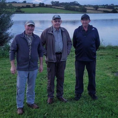 BAC - Jordan Cup at Corbet Lough on 12 August 2023. Noel Burns 3rd, Sam Grant 1st and Colin Crothers 2nd