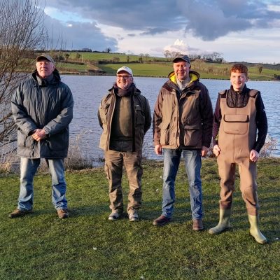 BAC - Club competitions at the Corbet Lough on 2 March 2024. Donald McClearn 2nd, Geoff Hylands 1st and Roger McClements 3rd in the Bobby Blakley Cup. Jamie Cooper winner of the Joe Curran Cup.