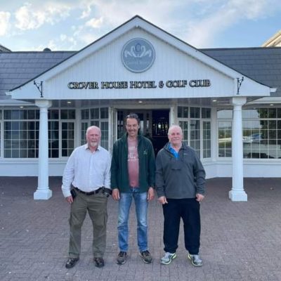 BAC - Straghan Cup at Lough Sheelin on 11 May 2024. Joe Curran 2nd, Andy Holden 1st and Sam Watt 3rd