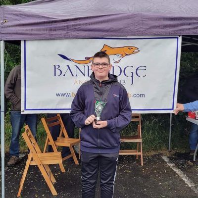 BAC - Louis Clarke most promising young angler 2023 at the Corbet Lough on 13 June 2024