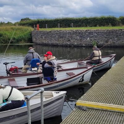 BAC - Anglers ready to fish the Boat Anglers Cup at Corbet Lough on 28 June 2024