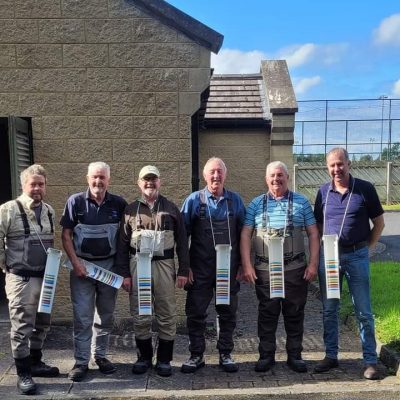BAC - Anglers ready to fish the for the Dessie Smyth Cup n the River Bann on 3 August 2024
