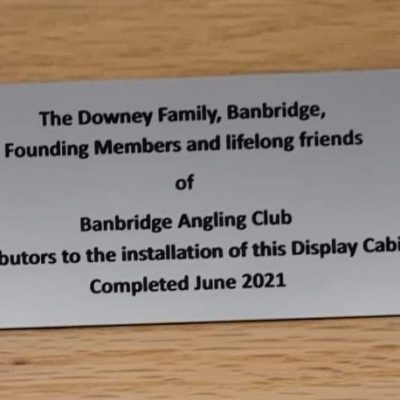 BAC - Trophy Cabinet Plaque August 2024