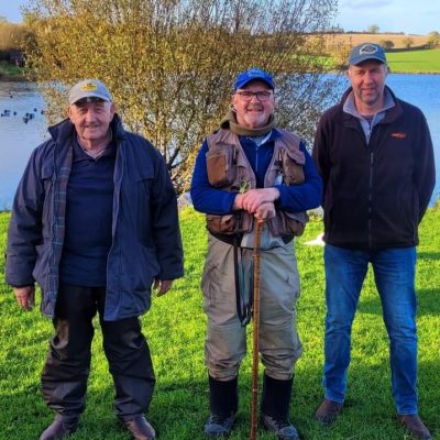 BAC - Toasty Jardine Shield at the Corbet Lough on 19 October 2024. Davy McCandless 3rd, Geoff Hylands 1st and Roger McClements 2nd.