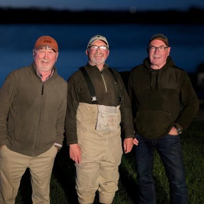 BAC - Jim Ledlie Cup at the Corbet Lough on 31 May 2025. Joe Curran 3rd, Geoff Hylands 1st and Derek Burns 2nd
