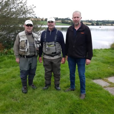 BAC - Jordan Cup at Corbet Lough on 2 August 2025. Brendan Downey 3rd, Leonard Ervine 1st and Roger McClements 2nd.