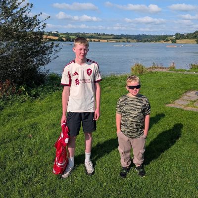 BAC - Graham Cup for juveniles at the Corbet Lough on 16 August 2025. Alfie Wallace 2nd and Jacob Heslip 1st