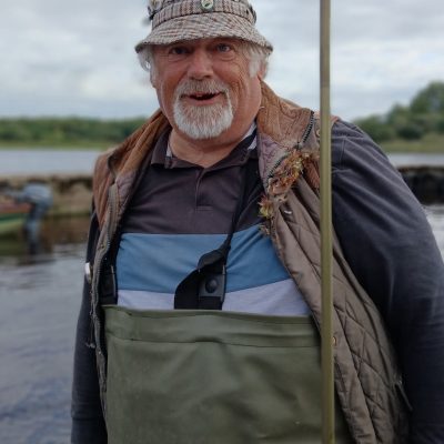 BAC - Banbridge angler Freddy Steele at the Lough Melvin Open 2025. Photo courtesy of Garrison and Lough Melvin Anglers