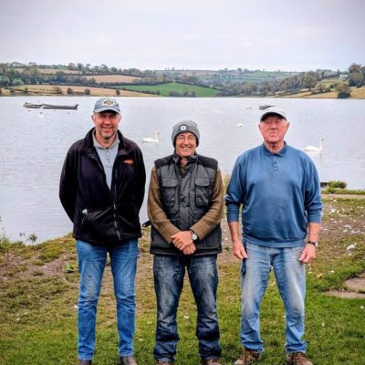 BAC - Gowdy Cup at the Corbet Lough on 11 October 2025. Roger McClements 2nd, Dessy Graham 1st and Donald McClearn 3rd