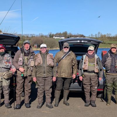 BAC - A selection of anglers who fished for the Bobby Blakley Cup at Corbet Lough on 7 March 2026