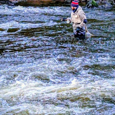 BAC - Patrick Curran fly fishing on the River Bann on Sunday 1 March 2026