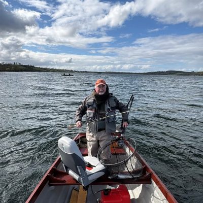 BAC - Joe Curran fishing Lough Lene, Co Westmeath on 18 April 2026