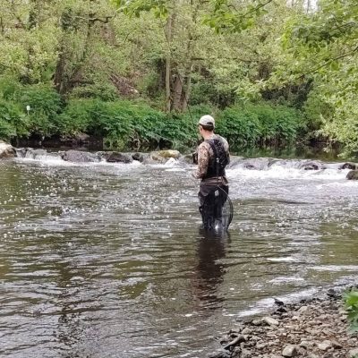 BAC - Angler fishing the Ulster River Championship on the River Bann on 2 May 2026