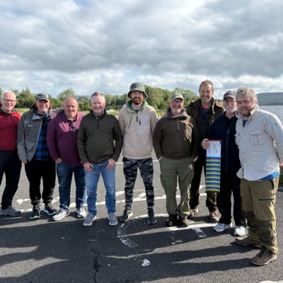 BAC - Club's competition anglers at Lough Melvin on 13 June 2026 fishing for the Linda Clinghan Shield. Geoff Hylnds 1st, Andy Holden 2nd and Patrick Curran 3rd
