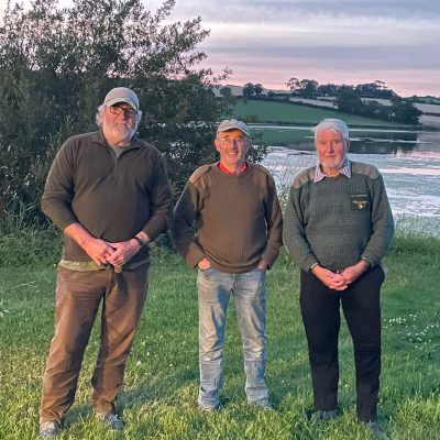 BAC - Joran Cup at the Corbet Lough on 1 August 2026. Raymond Cherry 3rd, Dessy Graham 1st and Trevor Jones 2nd